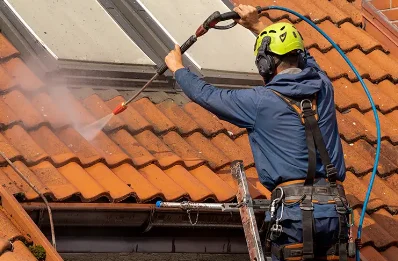 Démoussage et hydrofuge de toiture à Domprel